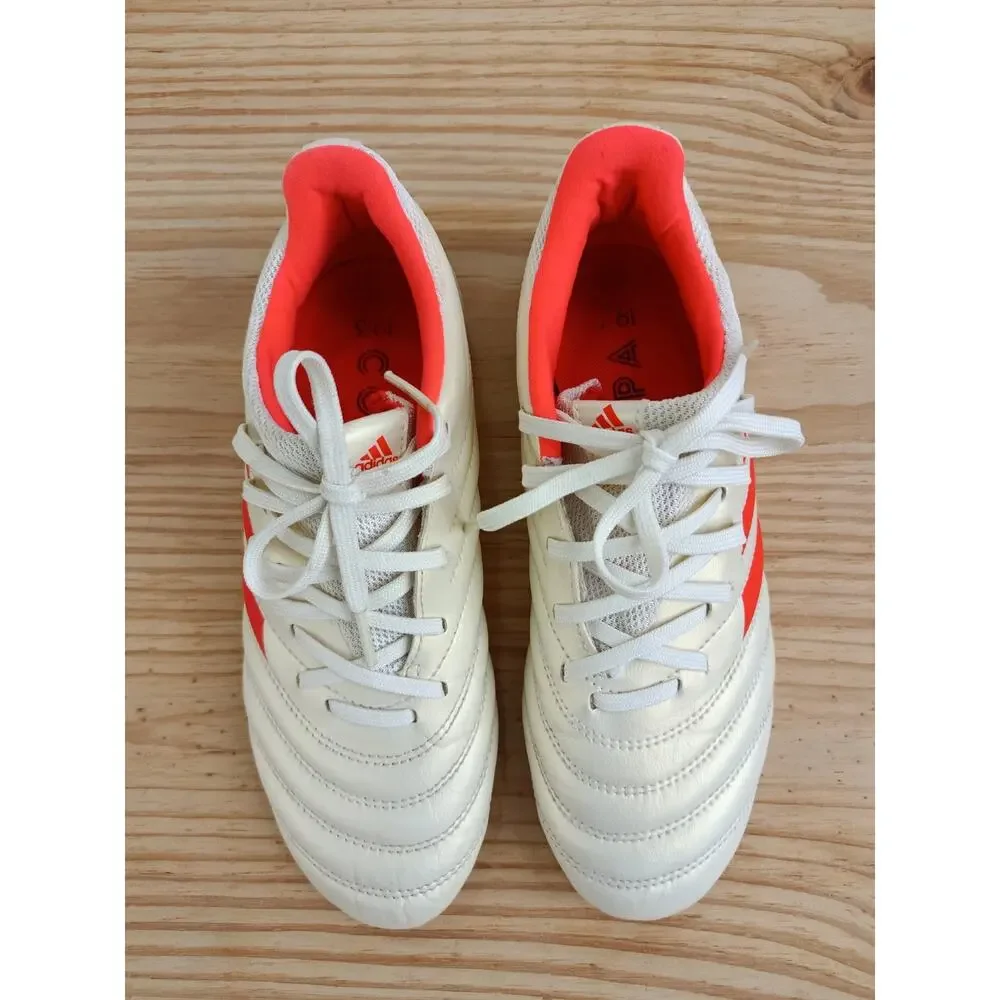 Adidas Copa 19.3 FG Soccer Cleats Men’s Size 5 US White Orange Excellent